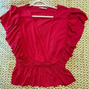 Fuchsia Zara top